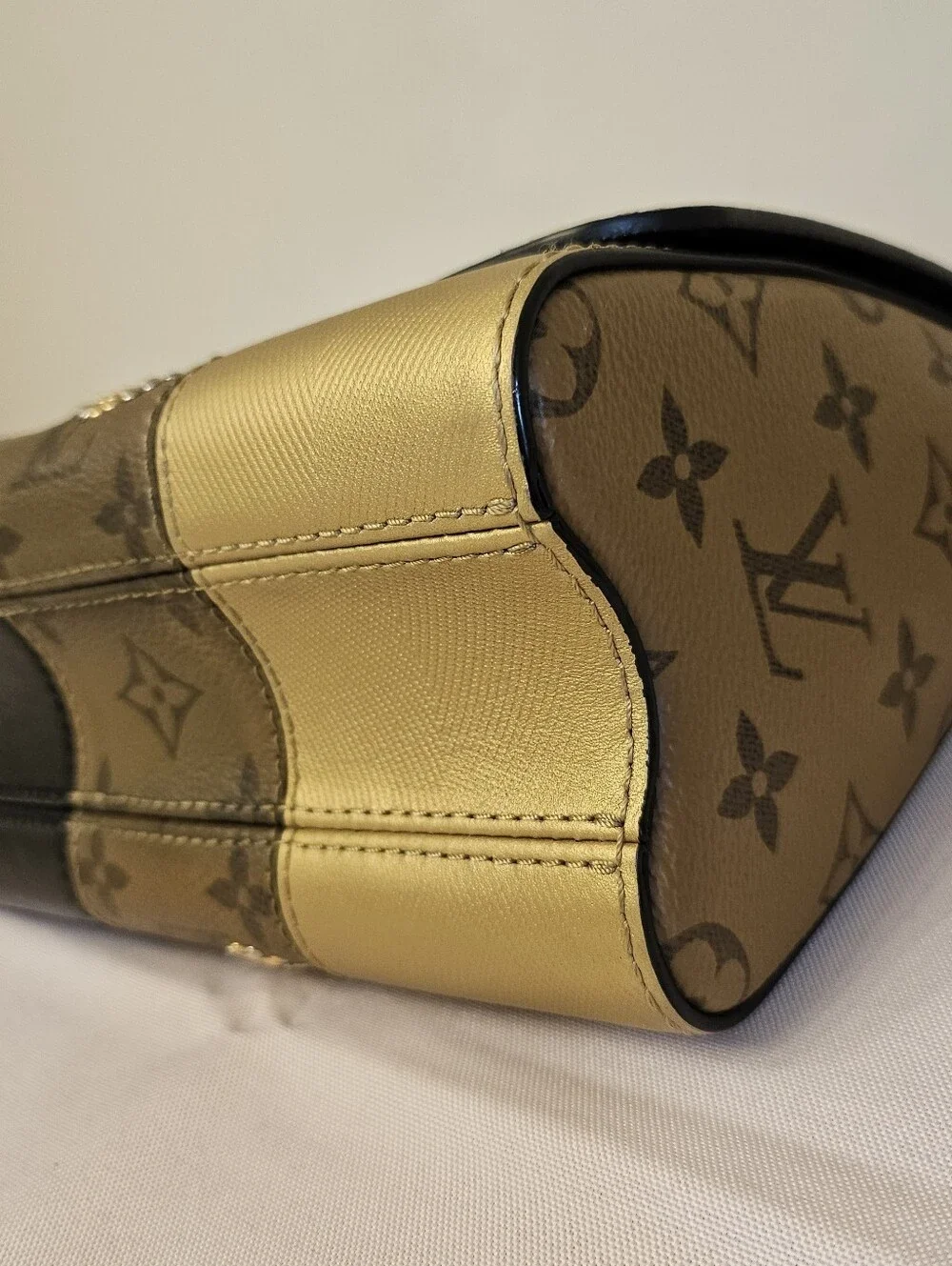 Louis Vuitton Limited Edition Monogram Studded Twist MM Bag